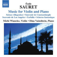 SAURET /  WIANCKO / VAINSHTEIN - MUSIC FOR VIOLIN & PIANO CD