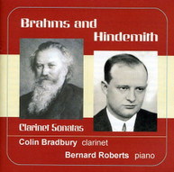 BRAHMS HINDEMITH BRADBURY ROBERTS - CLARINET SONATAS CD