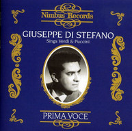 GIUSEPPE DI STEFANO - SIGS VERDI & PUCCINI CD