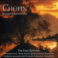 CHOPIN D'ASCOLI - FOUR BALLADES CD