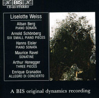 LISELOTTE WEISS - PIANO WORKS CD