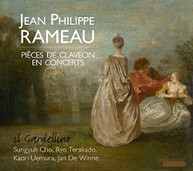 RAMEAU IL GARDELLINO - JEAN PHILIPPE RAMEAU: PIECES DE CLAVECIN EN CD