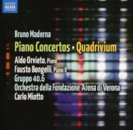 MADERNA ORVIETO BONGELLI - PIANO CONCERTO QUADRIVIUM CD