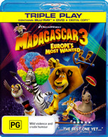 MADAGASCAR 3: EUROPE'S MOST WANTED (2012) BLURAY