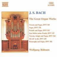 J.S. BACH /  RUBSAM / HOCK - GREAT ORGAN WORKS CD