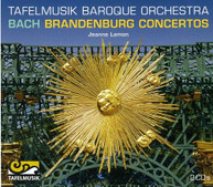 BACH TAFELMUSIK BAROQUE ORCH LAMON - BRANDENBURG CONCERTOS CD