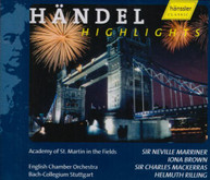 HANDEL MACKERRAS MARRINER RILLING NEMETH - HANDEL HIGHLIGHTS CD