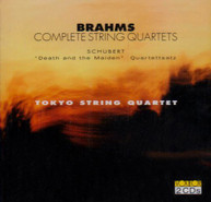 BRAHMS SCHUBERT TOKYO STRING - STRING QUARTETS CD