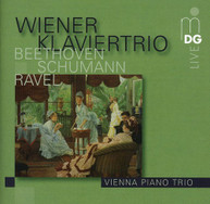 BEETHOVEN RAVEL SCHUMANN VIENNA PIANO TRIO - PIANO TRIOS CD