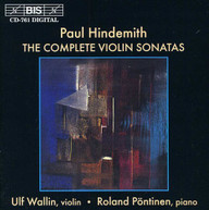 HINDEMITH WALLIN PONTINEN - COMPLETE VIOLIN SONATAS CD