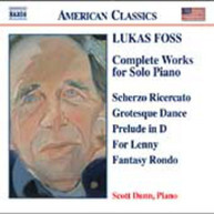 FOSS DUNN - COMPLETE WORKS FOR SOLO PIANO CD