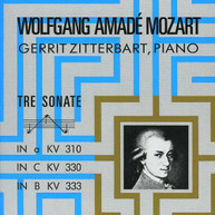 MOZART ZITTERBART - PIANO SONATAS CD