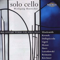 HINDEMITH KRENEK LIGETI BOETTCHER - 20TH CENTURY WORKS FOR SOLO CD