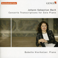 J.S. BACH HIERHOLZER - CONCERTO TRANSCRIPTIONS FOR SOLO PIANO CD