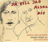 JAN SIGURD ANNA-MIA BARWE -MIA - SA VILL JAG ALSKA DIG CD