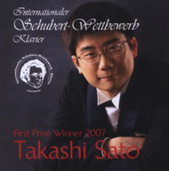 SCHUBERT TAKASHI SATO - INT SCHUBERT COMPETITION 2007 WINNER CD