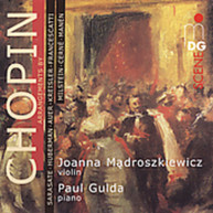 CHOPIN MADROSZKIEWICZ GULDA - ARRANGEMENTS FOR VIOLIN & PIANO CD