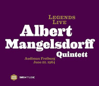 RALF HUBNER ALBERT MANGELSDORFF QUINTETT - ALBERT MANGELSDORFF CD