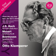 BACH MOZART BEETHOVEN - OTTO KLEMPERER CD