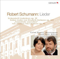 ROBERT SCHUMANN HANNER PETER - ROBERT SCHUMANN LIEDER CD