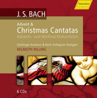 J.S. BACH BACH ENSEMBLE RILLING - ADVENT & CHRISTMAS CANTATAS CD