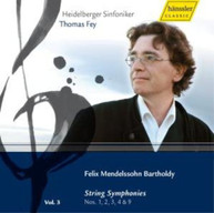 MENDELSSOHN HEIDELBERG SYMPHONY ORCHESTRA FEY - SYMPHONIES 3: STRING CD