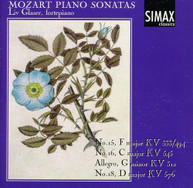 MOZART GLASER - PIANO SONATAS 15 16 & 18 ALLEGRO IN G MINOR CD