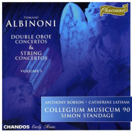 ALBINONI STANDAGE COLLEGIUM MUSICUM 90 - DOUBLE OBOE CONCERTOS CD