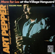 ART PEPPER - AT THE VILLAGE VANGUARD 4: MORE FOR LESS CD