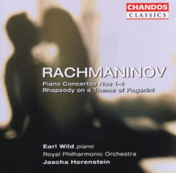 RACHMANINOFF WILD HORENSTEIN RPO - PIANO CONCERTOS 1 - PIANO CD