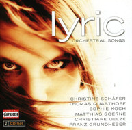 MAHLER WOLF ZEMLINSKY SCHAFER ALBRECHT - LYRIC: ORCHESTRAL SONGS CD