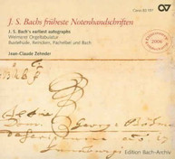 BUXTEHUDE BACH ZEHNDER - J.S. BACH EARLIEST AUTOGRAPH CD