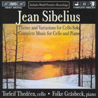 SIBELIUS THEDEEN GRASBECK - WORKS FOR CELLO & PIANO CD