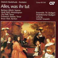 BUXTEHUDE ULLRICH RIESS PFAFF GRAULICH - CANTATAS CD