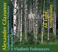 GLAZUNOV TCHAIKOVSKY SYM ORCH FEDOSEYEV - ALL EIGHT SYMPHONIES CD