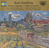 ATTERBERG SMITH GAVLE SYMPHONY ORCHETRA - PIANO & VIOLIN CONCERTOS CD