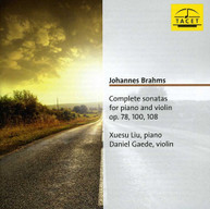 BRAHMS LIU GAEDE - COMPLETE SONATAS FOR PIANO & VIOLIN CD