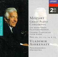 MOZART ASHKENAZY LONDON PHILHARMONIA - PIANO CONCERTOS 20 - PIANO CD
