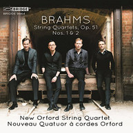 JOHANNES BRAHMS NEW ORFORD STRING QUARTET - BRAHMS: STRING QUARTETS CD