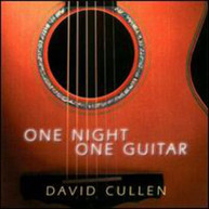 DAVID CULLEN - ONE NIGHT ONE GUITAR CD