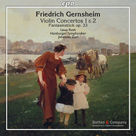 GERNSHEIM ROTH HAMBURGER SYMPHONIKER ORCH - VIOLIN CONCERTOS CD