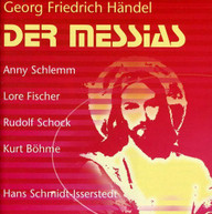 HANDEL SCHLEMM FISCHER SCHOCK BOHME - DER MESSIAS CD