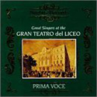 GREAT SINGERS AT GRAN TEATRO DEL LICEO VARIOUS CD