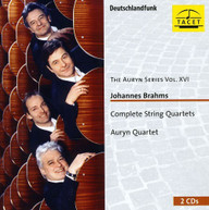 BRAHMS AURYN QUARTET - AURYN SERIES 16: BRAHMS STRING QUARTETS CD