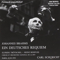 BRAHMS SCHURICHT - EIN DEUTSCHES REQUIEM CD