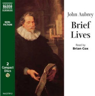JOHN AUBREY BRIAN COX - BRIEF LIVES CD