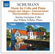 R SCHUMANN &  C / GEORGIAN / NELLEKE - MUSIC FOR CELLO & PIANO CD