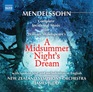 MENDELSSOHN /  WOLLERMAN / NEW ZEALAND SO / JUDD - MIDSUMMER NIGHTS DREAM CD