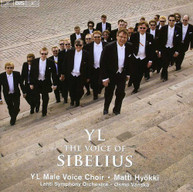 SIBELIUS NYMAN LAHTI SYM ORCH HYOKKI - WORKS FOR MALE VOICE CHOIR CD