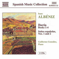 ALBENIZ /  GONZALEZ - IBERIA BOOKS 1 - IBERIA BOOKS 1-4 / SUITE ESPANOLAS CD